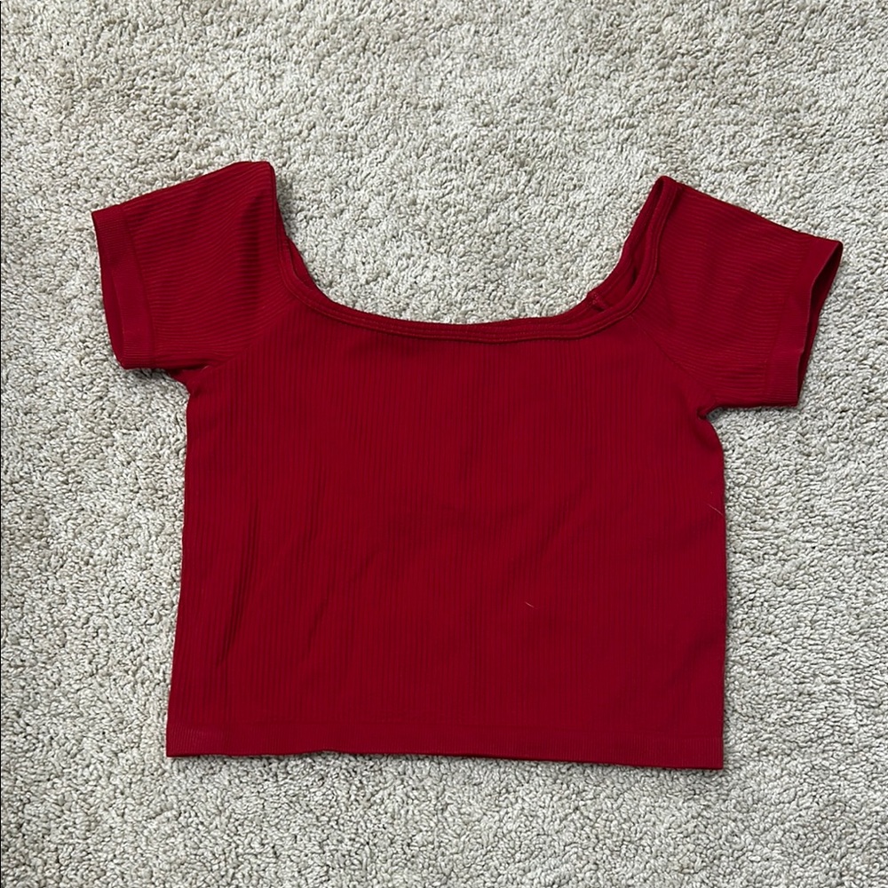 Pacsun contour red top